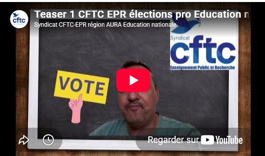 Rejoignez nos listes pour les élections professionnelles de décembre 2026 ! (Vidéo)